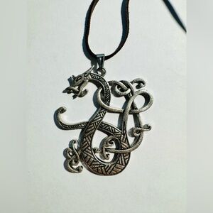 Vintage Celtic Knotwork Dragon from Ireland